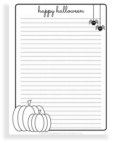 20 Halloween Writing Paper Printables Halloween Stationary Printable Free, Halloween Writing Paper, Paper Template Free, Writing Paper Template, Writing Printables, Halloween Writing, Halloween Worksheets, Free Printable Stationery, Free Printable Wall Art