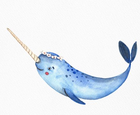 Narwhal Narwhal Painting, Narwal Illustration, Narwhal Illustration, Narwhal Drawing, Narwhal Tattoo, Narwhal Art, Fabric Paint Diy, Gym Art, Cute Paintings