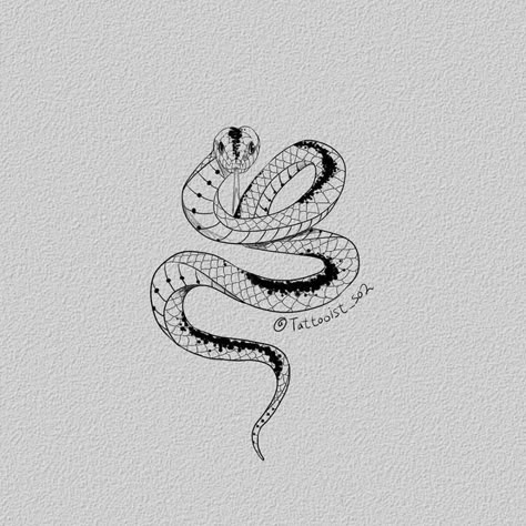 Infected Tattoo, Serpent Tattoo, Ring Finger Tattoos, Snake Tattoo Design, Initial Tattoo, Inspiration Tattoos, Diy Tattoo, Snake Tattoo, Disney Tattoos