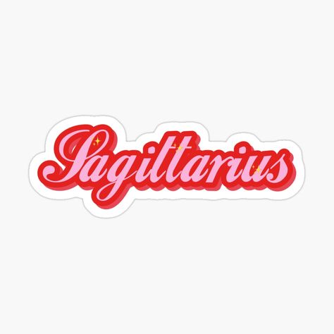 Sagittarius Sticker, Logo Design Inspiration Vintage, Aquarius And Scorpio, Pink Collage, Gemini And Sagittarius, Muscle Mommy, Sagittarius Girl, Kindle Stickers, Virgo Quotes