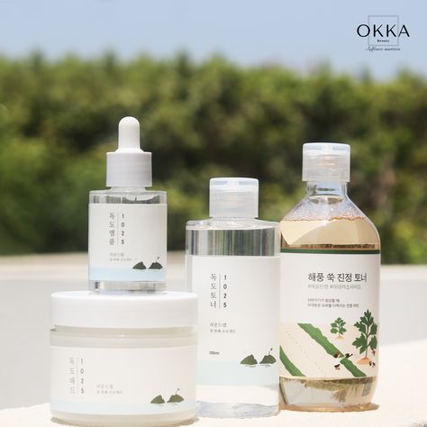 Round Lab Skincare Aesthetic, Sulwashoo Skincare, Round Lab Skincare, Korean Skincare Packaging, Organic Skin Care Packaging, Korean Skincare Brands, New Product Alert, Skincare Selfcare, Makeup Nails Designs