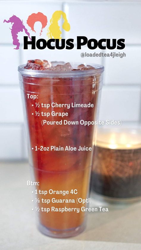 Loaded Tea Recipes, Bomb Drinks, Grape Tea, Energy Tea Recipes, Tea Recipes Diy, Flavored Water Recipes, Loaded Tea, Herbalife Recipes, Energy Tea