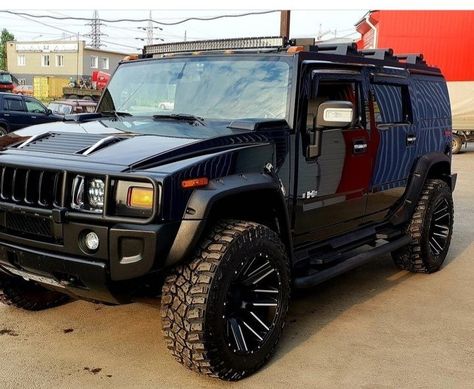 Hummer Truck, Consciousness Art, Hummer H3, Hummer H2, Chevrolet Tahoe, Black Car, Toyota Hilux, Lifted Trucks, Armored Vehicles