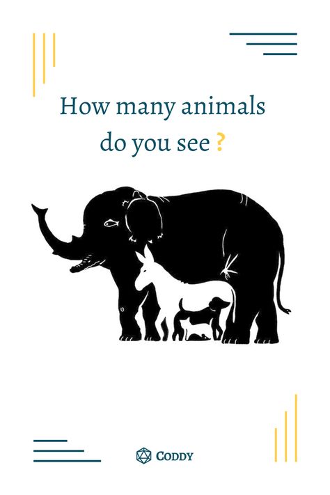 Well-known riddle, can you find the animals hidden in this picture? How many do you see? Answer on our website! How Many Do You See, How Many Animals Do You See, Picture Riddles With Answers, Hidden Images Optical Illusions Pictures, Hidden Animals In Pictures, Animal Riddles, Optical Illusions Pictures, Hidden Picture Puzzles, Riddle Pictures