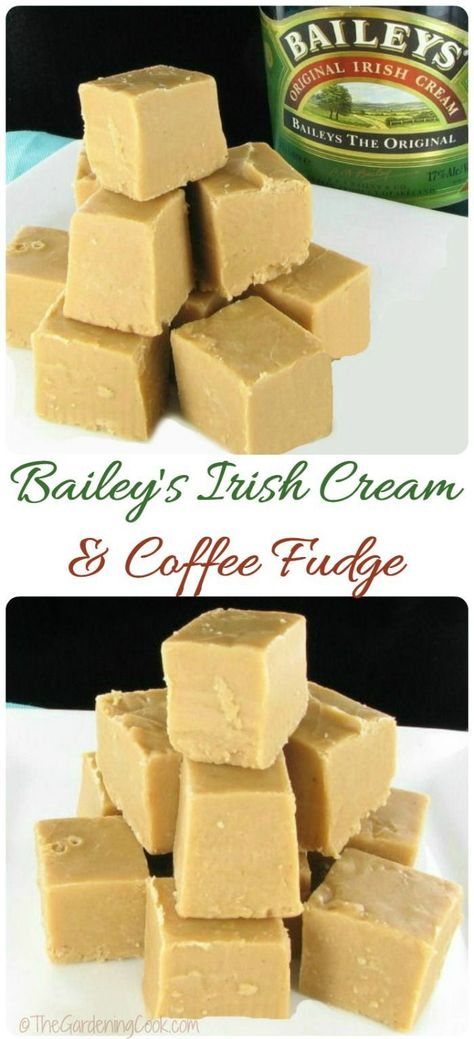 Baileys Irish Cream Coffee, Coffee Fudge, Baileys Fudge, Best Fudge Recipe, Holiday Fudge, Irish Cream Coffee, Drinking Whiskey, Christmas Sweet Treats, Coconut Dessert