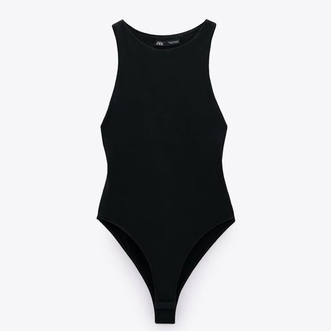 Never Worn But Washed Black Sleeveless Bodysuit, Asymmetric Bodysuit, Halter Neck Bodysuit, Bustier Bodysuit, Zara Bodysuit, Leather Bodysuit, Halter Bodysuit, Turtleneck Bodysuit, Red Bodysuit