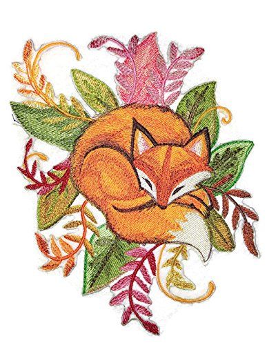 Nursery Embroidery, Embroidery Animals, Portrait Embroidery, Embroidery Motif, Fox Embroidery, Learn Embroidery, Decorative Stitching, Embroidered Towels, Machine Embroidery Applique