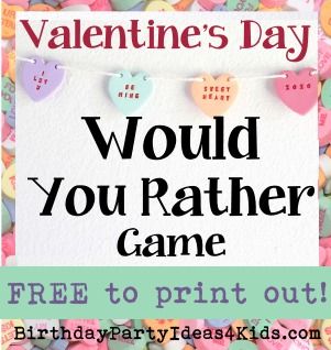 Valentine's Day Would You Rather Game | 50 Free Questions Games Sleepover, Quarantine Party, Valentine's Day Events, Valentines Class Party, Valentine's Day Party Games, Valentine Party Game, Themes Party, Would You Rather Game, Cupid's Bow