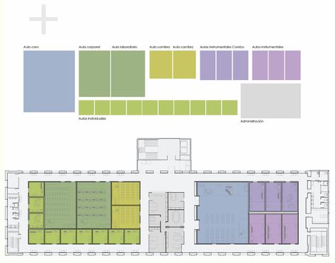 Music School Plan, School Floor Plan, School Floor, Music Institute, School Interior, Architecture Design Sketch, School Plan, Architectural Section, Music School