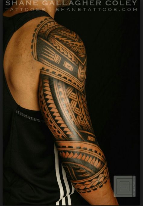 Samoan Tat #Polynesian #Samoa Maori Tattoo Frau, Tatau Tattoo, Polynesian Tattoo Sleeve, Tato Maori, Anker Tattoo, Filipino Tattoos, Maori Tattoos, Polynesian Tattoo Designs, Tattoo Trend