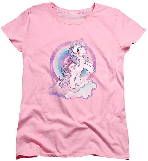 Amazon.com: My Little Pony Retro Classic My Little Pony Women's T Shirt: Gateway Junior Shirts, Pink Tee, Womens T Shirt, Pink Tshirt, Pink Shirt, Branded T Shirts, My Little Pony, Womens Tees, Shirt Style