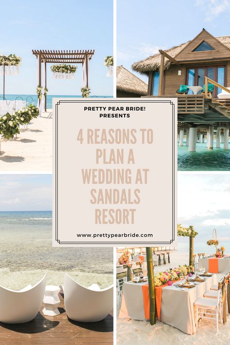 Sandals Resort Wedding, Montego Bay Wedding, Best Sandals Resort, Weddings Under 5000, Sandals South Coast, Sandals Montego Bay, Beach Wedding Sandals, Bahamas Wedding, Low Budget Wedding