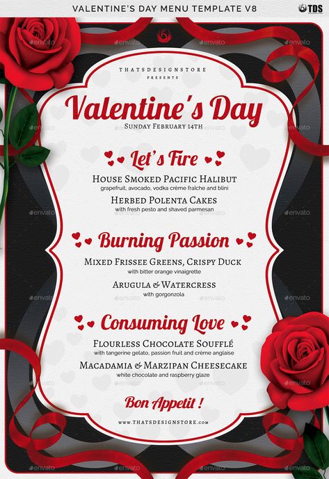 Funny Menu Ideas, Valentine Menu Ideas, Valentine's Menu Ideas, Valentine's Day Menu Ideas, Valentines Outfit, Valentine Dinner, Chef Inspiration, Valentines Day Dinner, Valentines Day Food