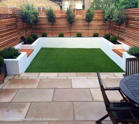 Back Garden. Adjustments for our yard, but I love the grass that could be set just off the deck surrounding the giant elm. Open Terrace, Moderne Have, Future Garden, Back Garden Design, Modern Garden Design, Garden Makeover, Garden Architecture, Modern Backyard, Outdoor Gardens Design