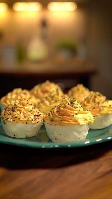 Deviled Egg Cupcakes Recipe, Deviled Eggs In Muffin Tin, Deviled Eggs Cupcakes, Baked Deviled Eggs, Muffin Tin Deviled Eggs, Deviled Egg Muffins, Cupcake Deviled Eggs, Baked Deviled Eggs In Muffin Tin, Deviled Eggs Cupcake