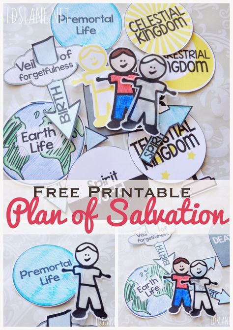 Family Home Evening Series: Plan of Salvation  ldslane.net Plan Of Salvation Lds, Family Home Evening Lessons, Home Night, Lds Lessons, Activity Day Girls, Fhe Lessons, Primary Singing Time, Plan Of Salvation, Primary Activities