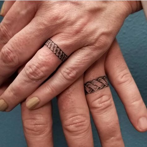 Wedding Ring Tattoos For Couples, Ring Tattoos For Couples, Wedding Ring Tattoo For Men, Wedding Ring Finger Tattoos, Wedding Ring Tattoos, Ring Finger Tattoo, Ring Tattoo Designs, Wedding Band Tattoo, Tattoos For Couples