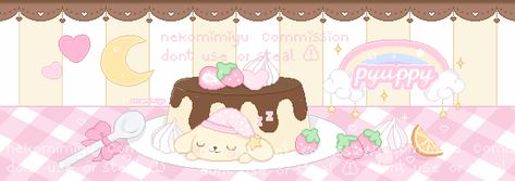 mii Kawaii Gif Discord Banner, Kawaii Gif Wallpaper Pc, Pastel Aesthetic Banner, Sugarbunnies Gif, Sanrio Banner Gif, Sanrio Gif Banner, Cute Pink Gif, Kawaii Banner Gif, Kawaiicore Gif