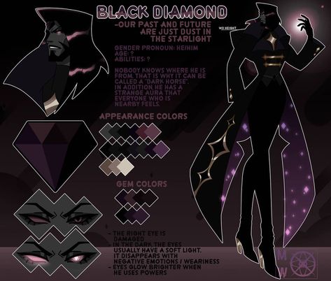 Black Diamond Steven Universe, Steven Universe Clothes, Steven Universe All Gems, Su Oc, Steven Universe Diamond, Steven Universe Oc, Steven Universe Anime, Steven Universe Drawing, Cartoon Video Games