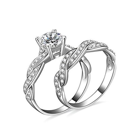 JewelryPalace Infinity 1.5ct Cubic Zirconia Anniversary P... https://www.amazon.co.uk/dp/B01ET3JJTQ/ref=cm_sw_r_pi_dp_U_x_VjcLAbSVERCKY Infinity Wedding Band, Crystal Jewelry Box, Infinity Diamond Ring, Queen Rings, Celtic Knot Ring, Sterling Silver Promise Rings, Engagement Wedding Ring Sets, Engagement Rings Bridal Sets, Bride Jewellery