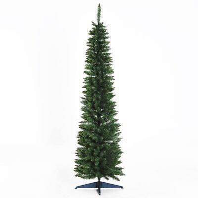 (eBay) Bon Noel 6ft Green Slim Artifical Christmas Tree Slim Xmas Tree, Silver Tinsel Christmas Tree, Artifical Christmas Tree, White Tinsel, Potted Christmas Trees, Tinsel Christmas Tree, Slim Tree, Slim Christmas Tree, Spruce Christmas Tree