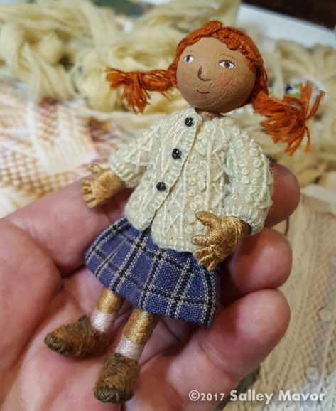 Mossy Glen: Part 8 – wee folk | SALLEY MAVOR Sally Mavor, Wee Folk Studio, Salley Mavor, Wee Folk, Bendy Doll, Folk Doll, Felt Fairy, Clothespin Dolls, Felt Embroidery