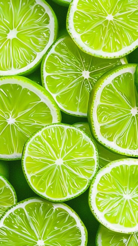 Lemon Lime Aesthetic, Lime Aesthetic Wallpaper, Fruity Wallpapers, Lime Aesthetic, Lemon Green Colour, Wallpapers Summer, Summer Widgets, Lime Wallpaper, Citrus Kitchen