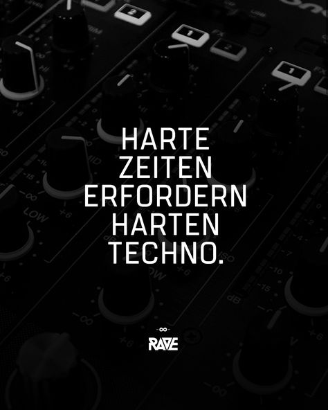 Harte Zeiten erfordern harten Techno. 💥💀🔊 Rave Quotes, Techno Vibes, Berlin Quotes, Techno Quotes, Dj School, Techno Clothes, Berlin Techno, Funny Lyrics, Dope Music