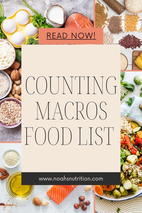 Macro Friendly Grocery List, Macro Food List, Nurse Blog, Count Macros, Macro Food, Macro Meal Plan, Macro Nutrition, Macros Diet, Counting Macros