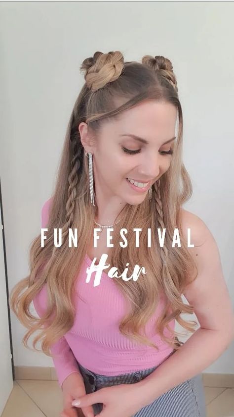 Poppy Hairstyles, Rope Braids, Festival Summer, Festival Hair, Summer Festival, Half Up, Straight Hairstyles, Bobby Pins, Poppies