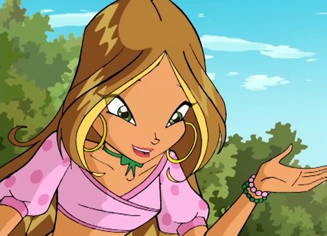 Flora | Winx Club Wiki | Fandom Flora From Winx Club, Flora Icon, Flora Aesthetic, Fairy Of Nature, Winx Club Aesthetic, Winx Club Flora, Winx Aesthetic, Winx Flora, Flora Winx Club