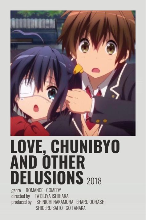 Love, Chunibyo and Other Delusions Minimalist Poster! Love Chunibyo And Other Delusions, Japanese S, Love Chunibyo, Anime To Watch, Japanese Animated Movies, Anime Suggestions, Animes To Watch, Poster Anime, Anime Printables