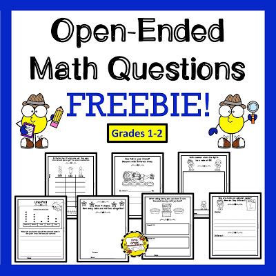 First Grade Bloomabilities Open Ended Math Problems, Maths Problems, Math Journal Prompts, Math Graphic Organizers, Math Centers Middle School, Open Ended Questions, Math Journal, Algebra Worksheets, Framed Words