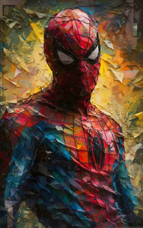 Spider Man Painting, Water Oil Painting, Oil Painting Wallpaper, Spiderman Painting, Super Hero Art, Man Painting, Marvel Wallpapers, Crazy Art, Portrait Pictures