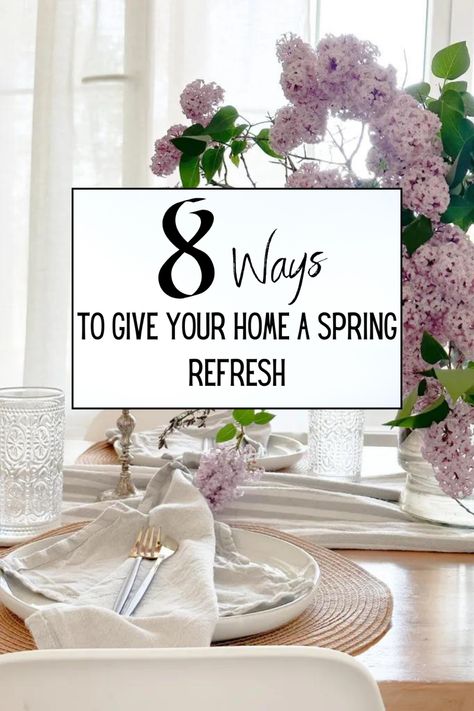 8 ways to prepare for spring How To Decorate After Easter, Decorate For Spring, Aging Terra Cotta Pots, Living Room Wall Decoration, Spring Planter, Room Wall Decoration, Counter Clean, Makeover Tips, Fresh Flower Bouquets