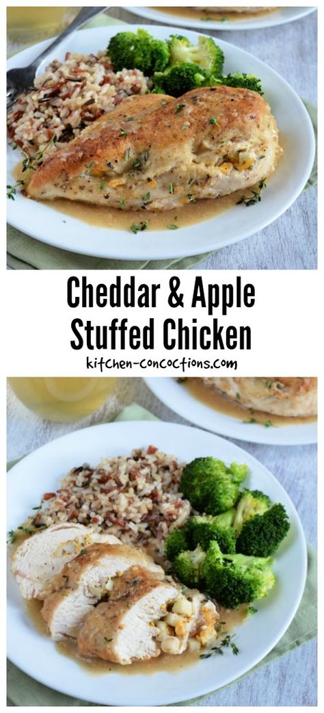 Fall Dinner Recipes Oven, Dinner Recipes Elegant, Chicken Breast Fall Recipes, Dinners With Apples, Apple Entree Recipes, Christmas Dinner Ideas Main Dishes Chicken, Chicken Apple Recipes, Fall Dinner Recipes Grill, Chicken And Apple Recipes