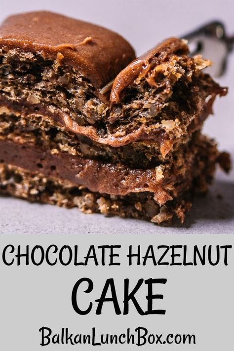 Hazelnut Chocolate Cake, Hazelnut Desserts, Baked Makeup, Baking Photos, Recipes Aesthetic, Chocolate Chip Cake Recipe, Baking Recipes Desserts, Aesthetic Baking, Hazelnut Recipes