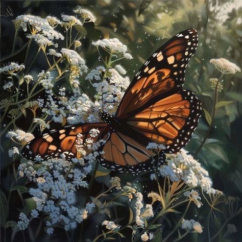 Butterfly Flower Aesthetic, Butterfly On Leaf, Butterflies Aesthetic, Spring Butterflies, Pretty Butterflies, Monarch Butterflies, Beautiful Bugs, Butterfly Pictures, Visual Poetry