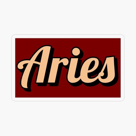 Aries Sticker, Aries Vibes, Astrology Stickers, Aries Goddess, Png Top, April Baby, Trendy Stickers, Virgo Quotes, Stickers To Make