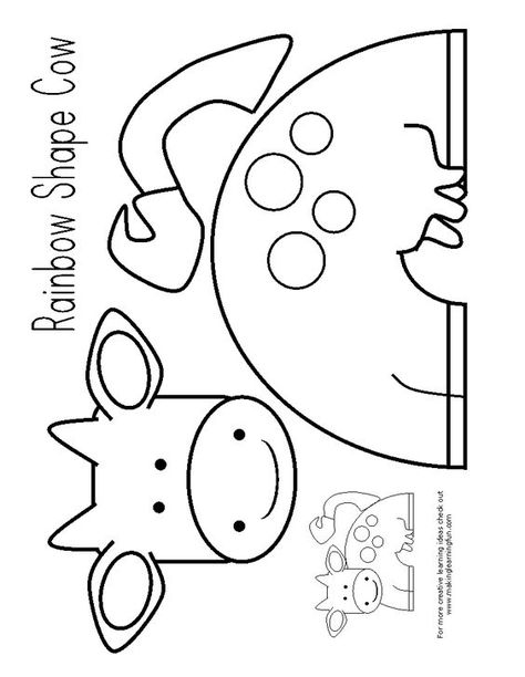 Cow Template, Cow Craft, Farm Animal Crafts, Farm Craft, Farm Preschool, Animal Templates, Barn Wood Crafts, Farm Crafts, Farm Theme