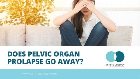 Unfortunately, pelvic organ prolapse will not go away without surgery. Untreated pelvic organ prolapse will remain the same and in many cases simply deteriorate over time. Book an appointment now Call us! Pelvic Organ Prolapse, Book An Appointment, Surgery