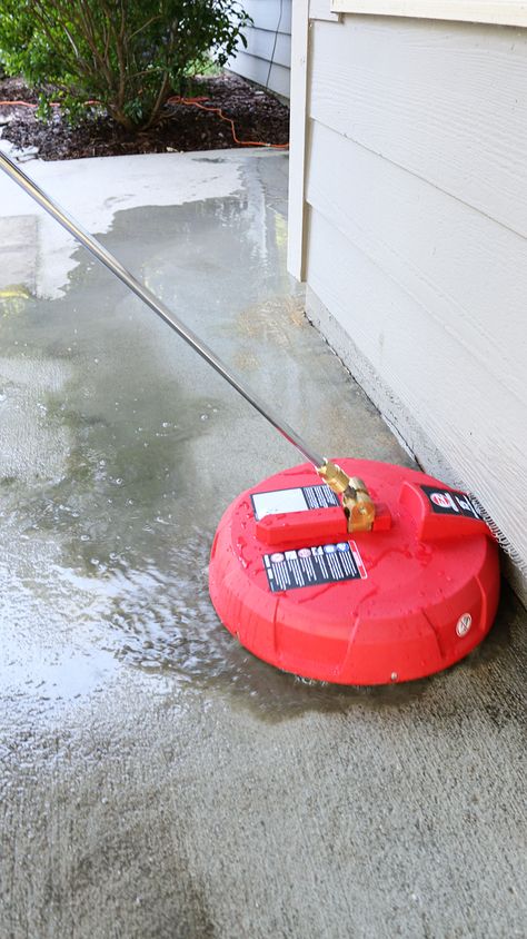 Patio CleanUp Makeover - Bower Power Clean Concrete, Clean Patio, Easy Patio, Relaxing Space, Patio Makeover, Outdoor Tools, Container Garden, Back Patio, Pressure Washer