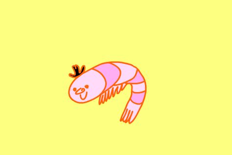 Dancing Shrimp, Shrimp Funny, Shrimp Cartoon, Salad Shrimp, Dance Happy, Happy Dancing, Lunch Healthy, Jump Around, Fresh Salad