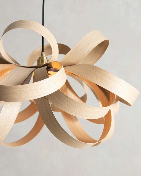 Statement Ceiling, Tom Raffield, Furniture Design Wooden, Drum Pendant, Design Principles, Home Ceiling, Hand Shapes, Flush Ceiling Lights, Wooden Furniture