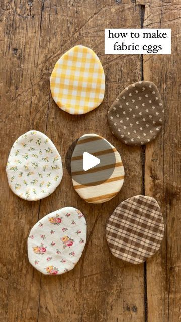 12K likes, 164 comments - woodlark on March 18, 2024: "scrap fabric eggs ✂️🥚 getting back into the swing of things 😅 These have been on my list for a couple years so I’m excited th..." Fabric Eggs Diy, Thanks Friend, Fabric Eggs, Sewing By Hand, Egg Alternatives, Easter Fabric, Diy Kids Toys, Plastic Eggs, Cut It Out