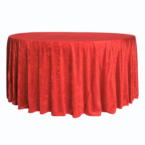 Red Velvet 132" Round Tablecloth – CV Linens Tablecloth Dress, Velvet Tablecloth, 120 Round Tablecloth, Cake Tables, Reception Tables, Velvet Set, Flower Panels, Round Tables, Round Table Top