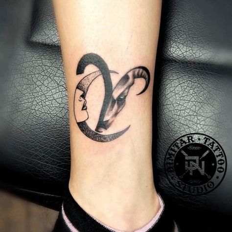 Aries Symbol Tattoos, Aries Zodiac Tattoos, Aries Ram Tattoo, Arrow Tattoos For Women, Aries Tattoos, Aries Constellation Tattoo, Aries Symbol, Ram Tattoo, Aries Women