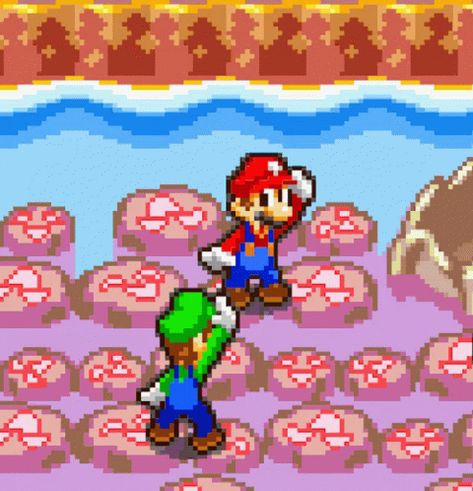 Mario And Luigi Gba GIF - Mario And Luigi Mario Luigi - Discover & Share GIFs Paper Luigi, Mario Gif, Animated Gifts, Mario And Luigi Games, Superstar Saga, Mario Fanart, Nintendo Power, Mario Y Luigi, Super Princess