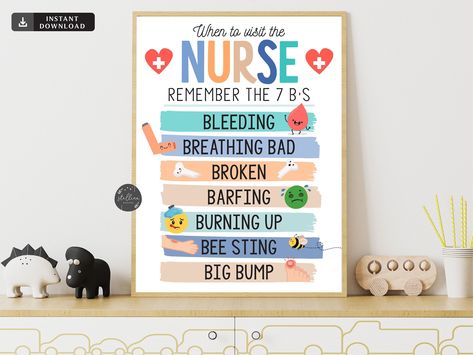 School Nurse Sign, Nurse Clinic, School Fundraising Events, School Nurse Office Decorations, Health Bulletin Boards, Nurse School, Health Teacher, Therapist Office, School Health