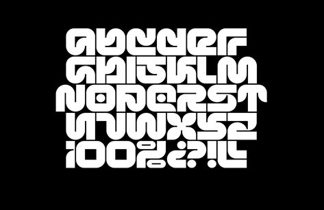 Modular Typeface Design, Alien Typeface, Space Lettering, Fonts For Business, Cyberpunk Font, Modular Type, Logo Typeface, Decorative Typeface, Typography Design Font